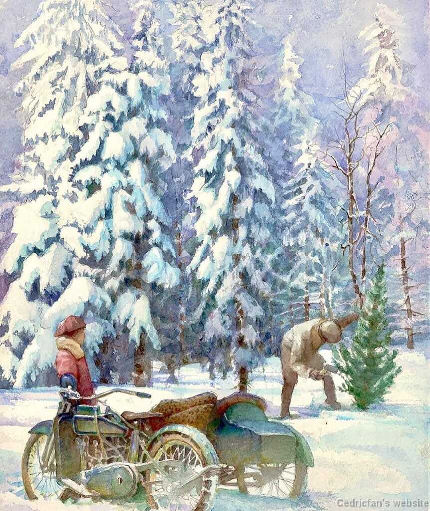 XmasOldSideCar