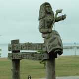 Lithuania Nida Witch and statue park
